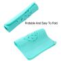 Blue Silicone Slow Feeder Bowls Mats for Pet - Dog Bowl Mats to Slow Down Eating Cat Food Puzzle Feeder Insert
