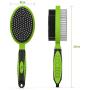 ORFELD Dog Brush Pin and Bristle Brush, Cat Brush 2 Sided Combo Detangling Dog Brush, Dog Brush for Shedding Short Hair, Grooming Large Dog, Pet Grooming Comb, Double-Sided Brush, Grooming Brush