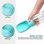 VECH Dog Water Bottle, Portable Leak Proof Puppy Water Dispenser Drinking Bowl Cup for Pet Outdoor Walking, Hiking, Travel, BPA Free Food Grade Plastic Pets Outdoor Drinking Feeder 19oz/550ml …