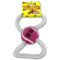 Figure-eight Rope And Ball Dog Toy