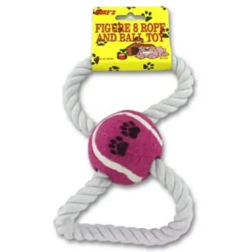 Figure-eight Rope And Ball Dog Toy Figure-eight Rope And Ball Dog Toy