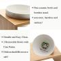 Lollimeow Pet Elevated Dog and Cat Wooden Rack Pet Feeder, Raised Stand Comes with Two Ceramic Bowls