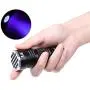 LE Small UV Flashlight, Portable Black Light with 21 LEDs, 395nm, Ultraviolet Light Detector for Invisible Ink Pens, Pet Dog Cat Urine Stain and more, AAA Batteries Included LE Small UV Flashlight, Portable Black Light with 21 LEDs, 395nm, Ultraviolet Light Detector for Invisible Ink Pens, Pet Dog Cat Urine Stain and more, AAA Batteries Included