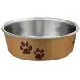 Loving Pets Metallic Bella Bowl, Small, Champagne Loving Pets Metallic Bella Bowl, Small, Champagne