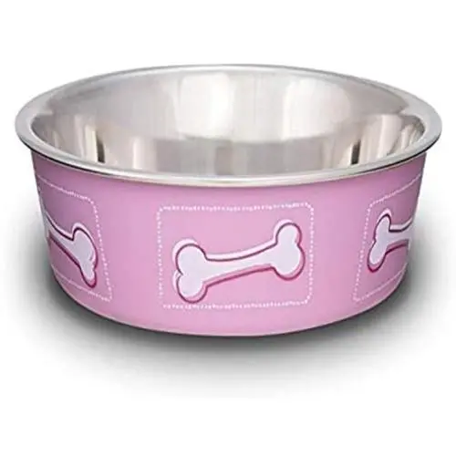 Loving Pets Coastal Bella Bowl for Dogs, Small, Pink Loving Pets Coastal Bella Bowl for Dogs, Small, Pink