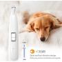 PARANNIC Dog Clippers with LED Light, Professional and Newest 2-Speed Dog Grooming Clipp in 2020, USB Rechargeable for Trimming The Hair Around Paws, Eyes, Ears, Face, Rump