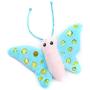ocijf179 Cat Toy Funny Cute Plush Butterfly Pet Cat Kitten Catching Interactive Play Sound Toy - Blue ocijf179 Cat Toy Funny Cute Plush Butterfly Pet Cat Kitten Catching Interactive Play Sound Toy - Blue