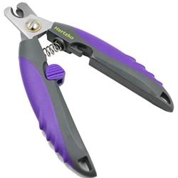 Dog Nail clippers for Large Dogs By Hertzko, Cat Nail Clipper with Quick Safety Guard to Avoid Over Cutting, Dog Nail Trimmers, Nail Clippers for Dogs Large and Medium, Free Nail File Included