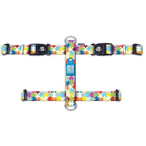 Max & Molly Ultra Secure and Comfortable Padded Neoprene Sport Step-in Dog Harness, Adjustable and Easy Control, Puzzle