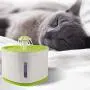 Cat and Dog Water Fountain, Ultra Quiet Water Level Window with LED Light, USB Charging Automatic Drinking Dispenser for Pets,Green Cat and Dog Water Fountain, Ultra Quiet Water Level Window with LED Light, USB Charging Automatic Drinking Dispenser for Pets,Green