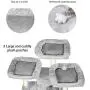 Hey-brother 63 Multi-Level Cat Tree, King Cat Condo with Cozy Perches, Stable Cat Tower Pet Play House