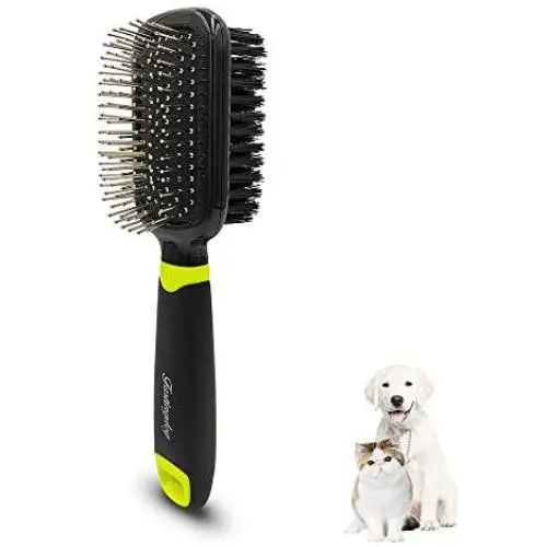 FASTINGDOG Dog Grooming Slicker Brush, Cat Dog Grooming Slicker Massage Brushes, Soft Bristle Bath Brush for Cats, Double-Sided Spring Comb Shedding Grooming Tools FASTINGDOG Dog Grooming Slicker Brush, Cat Dog Grooming Slicker Massage Brushes, Soft Bristle Bath Brush for Cats, Double-Sided Spring Comb Shedding Grooming Tools