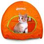PAWISE Cat Toys Cat Portable Cat Cube Pop Up Collapsible Kitten Indoor Outdoor Toys Pet Foldable Tent Playing Toy (Color Random)