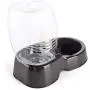 Flexzion Pet Water Dispenser Station, Black (3/8 Gallon) Auto Replenish Gravity Waterer Drinking Fountain Bottle Bowl Dish Portable Stand for Small Dog Cat Animal Flexzion Pet Water Dispenser Station, Black (3/8 Gallon) Auto Replenish Gravity Waterer Drinking Fountain Bottle Bowl Dish Portable Stand for Small Dog Cat Animal