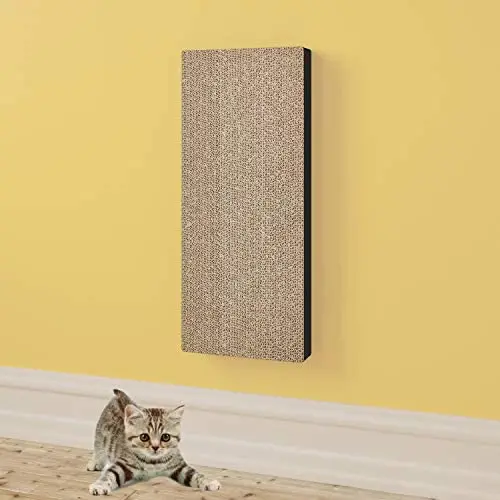 Way Basics Eco-friendly Wall Mount Scratch Pad Cat Scratcher (Uniquely Crafted from Sustainable Non Toxic zBoard Paperboard), Espresso Way Basics Eco-friendly Wall Mount Scratch Pad Cat Scratcher (Uniquely Crafted from Sustainable Non Toxic zBoard Paperboard), Espresso