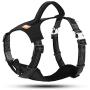 MIGOHI Dog Harness, No-Pull Reflective Breathable Adjustable Pet Harness with Control Handle, Oxford Comfortable & Soft Vest with 2 Metal Leash Clips, for Small, Medium and Large Dogs Walking