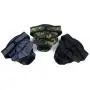 Alfie Pet - Maxine Diaper Dog Sanitary Pantie 3-Piece Set - Colors: Black, Camo and Denim, Size: Small