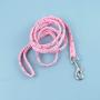 AUEAR, Soft Mesh Fabric Small Dog Vest Harness Girl Harness Leash Set Harness Leash Set for Small Dogs Puppy Vest Harness Cat Vest Harness Pink Color (Style B: Chest 11.8-19.7'', Neck 10'')