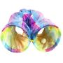 SZMYLED Interactive Pet Tubes with Fun Balls and Crinkle Peep Hole,Colorful Collapsible Cat Tunnel Toys, Indoor Tunnel Funny Kitten Toy with Sound Paper for Pet Cat