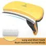 Canple Deshedding Brush Groom Comb 4 inches Curved Edge Long & Short Teeth Undercoat Grooming & Shedding Tool for Short, Medium and Long Hair Dogs and Cats (4 inches) Canple Deshedding Brush Groom Comb 4 inches Curved Edge Long & Short Teeth Undercoat Grooming & Shedding Tool for Short, Medium and Long Hair Dogs and Cats (4 inches)