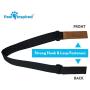 Paw Inspired Dog Diaper Suspenders | Dog Suspenders, Canine Suspenders | Dog Diaper Harness (S/M, Black)