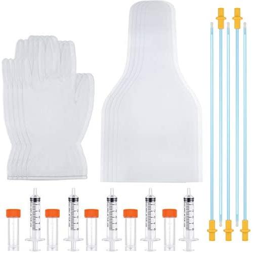 BBTO 5 Set Canine Breeding Supplies Dog Breeding Supplies Canine Breeder Kit Artificial Insemination Dog Breeding Kit for Small and Medium Pets