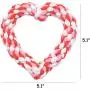 Barleygoo 3PCS Valentines Day Dog Rope Toys Heart Shaped Durable Chew Toy for Small to Medium Dogs Barleygoo 3PCS Valentines Day Dog Rope Toys Heart Shaped Durable Chew Toy for Small to Medium Dogs