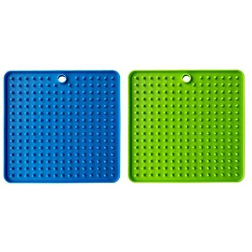 Tylu 2 Pack Pad for Dog Lick Licking Mat for Pets Fun Alternative to Slow Feeder Dog Bowls Calming Mat for Anxiety Relief Pet Lick Mat Slow Feeder Dog Licking Mat for Reducing Boredom Anxiety Relief