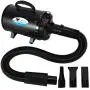 NEWTRY Dog Dryer Hair Force Dryer Stepless Adjustable Speed Temperature High Velocity Dog Cat Hair Dryer Professional Pet Grooming Blower 2000W/3.2HP Reduce Noise Heat Insulation (Black) NEWTRY Dog Dryer Hair Force Dryer Stepless Adjustable Speed Temperature High Velocity Dog Cat Hair Dryer Professional Pet Grooming Blower 2000W/3.2HP Reduce Noise Heat Insulation (Black)