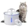 Hengu Cats Drinking Fountain, 2.5L Ultra Silent Water Fountain Dispenser for Cats, Kitten, Dogs, Pets with Night Light & Automatic Switch-Off Function (with 1 Packs of Carbon Filters)