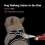 ATOPARK Dog Harness No-Pull Pet Harness Adjustable Comfortable Harness with Handle Outdoor Pet Vest Reflective Oxford Soft Breathable Vest Easy Control for Small Medium Large Dog Grey M