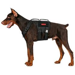 OneTigris Gladiator Support Dog Harness, Comfortable Non-Slide & No Pull Pet Lifting Rehabilitation Vest