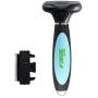 BOSHEL Dog Grooming Deshedding Tool Reduces Shedding by up to 93% - Ergonomic Easy-Clean Button Easily Removes Gathered Fur from The Brush - Non-Slip Handle