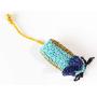 Botanical Pets Catnip Cat Toy Blue Mouse Handmade with Natural Fiber Eco-Friendly Fun Texture & Dental Health Toy for Cats