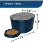 PetSafe Six Meal Pet Feeder, Automatic Cat and Dog Food Dispenser, Programmable Digital Clock with Sleep Mode Function, 6 Cups Total Capacity, Easy to Clean and Tamper-Resistant Design PetSafe Six Meal Pet Feeder, Automatic Cat and Dog Food Dispenser, Programmable Digital Clock with Sleep Mode Function, 6 Cups Total Capacity, Easy to Clean and Tamper-Resistant Design