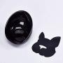 THMY Dog Food Bowl Flat Ceramic Bullfight Bowl with Sloping Mouth Suitable for Short-Nosed pet Bowl Cutlery with Flat face Easy to Clean