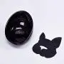 THMY Dog Food Bowl Flat Ceramic Bullfight Bowl with Sloping Mouth Suitable for Short-Nosed pet Bowl Cutlery with Flat face Easy to Clean
