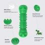 KUSSONLI Dog Chew Toys for Indestructible Aggressive Chewers Large Breed-Durable Dog Toothbrush Teeth Cleaning,Natural Rubber,Green