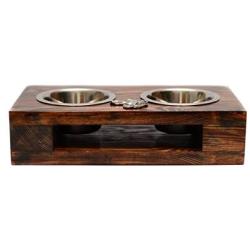 Borzoi, Russian Wolfhound, a Dogs Bowl with a Relief from ArtDog