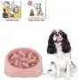 DotPet Slow Feeder Bowl, Fun Interactive Feeder Bloat Stop Dog Bowl Preventing Feeder Anti Gulping Drink Water Bowl Fan Shape Healthy Eating Diet for Pet Puppy DotPet Slow Feeder Bowl, Fun Interactive Feeder Bloat Stop Dog Bowl Preventing Feeder Anti Gulping Drink Water Bowl Fan Shape Healthy Eating Diet for Pet Puppy