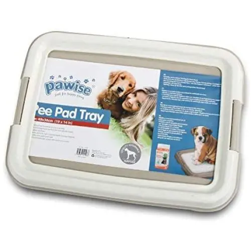 PAWISE Pee Pad Holder - Puppy Training Pads - Best Portable Potty Trainer - Indoor Dog Potty - Puppy Essentials - Dog Training Holder - Puppy Pad Holder