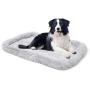 amorus Dog Bed Mat, Soft Plush Dog Crate Mat, Washable Warming Rectangle Dog Bed Pad for Medium Large Dogs (36x23inch)