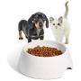 ComSaf Dog Bowl, Ceramic Food Water Feeder, Pet Bowl for Dog Puppy Cat Kitten, 12 oz Feeding Bowl, Non-Tip Non-Skid Dog Dish