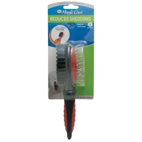 Four Paws Magic Coat Dual-Sided Action Dog Grooming Combo Brush Four Paws Magic Coat Dual-Sided Action Dog Grooming Combo Brush