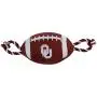 Pets First NCAA Oklahoma Sooners Football Dog Toy, Tough Quality Nylon Materials, Strong Pull Ropes, Inner Squeaker, Collegiate Team Color Pets First NCAA Oklahoma Sooners Football Dog Toy, Tough Quality Nylon Materials, Strong Pull Ropes, Inner Squeaker, Collegiate Team Color