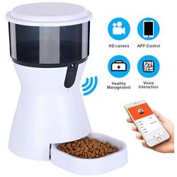 Xiao Tian Automatic Dog Feeder 4L Smart Pet Cat Feeder Food Dispenser Bowl with HD Camera&App for Smart Phone WiFi Remote View