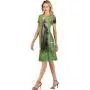 Vector Hand Drawn Herbs and Spices - or Pattern - USA,Custom Lady Dress Elegant Casual Dresses Spice S