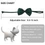 WONDERPUP Escape Proof Plaid Cat Puppy Harness and Leash Collar Set Adjustable Vest for Small Dogs