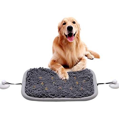 Pet Snuffle Mat for Dogs 21 x 17'', Interactive Dog Toys, Pet Snuffle Mat for Cats Dogs Bowl Travel Use, Alternative to Dog Bowls, Activity Fun Play Mat for Relieve Stress Restlessness Machine Washable