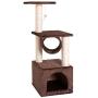 Waful 36'' Solid Cute Sisal Rope Plush Cat Climb Tree Cat Tower